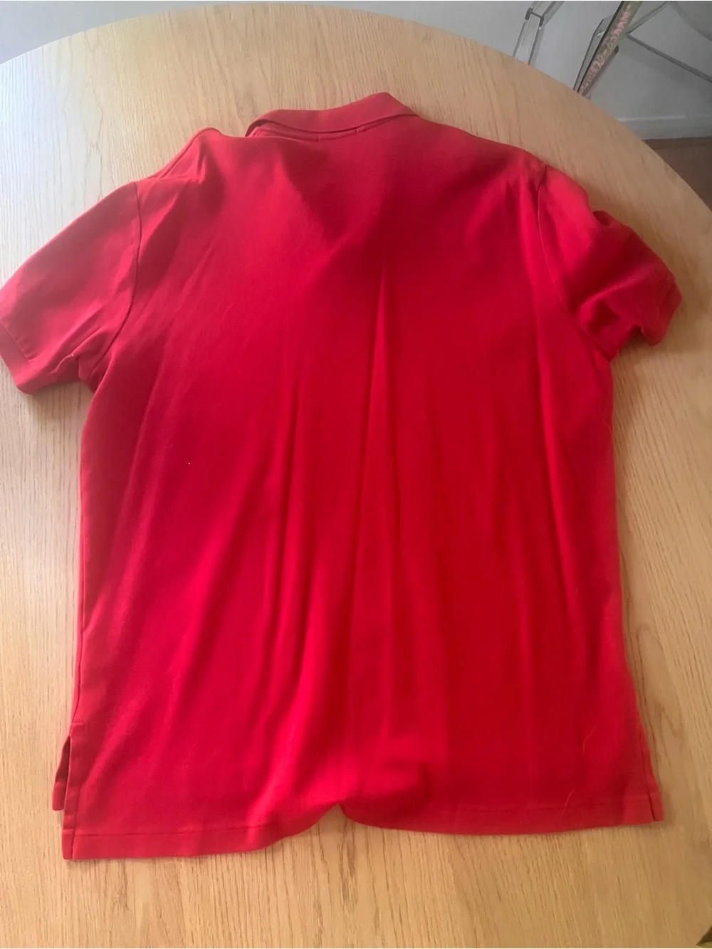 Ralph Lauren Red Short-Sleeve Polo with Contrast Pony
